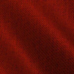 Red Textured Woven Fabric Close-Up