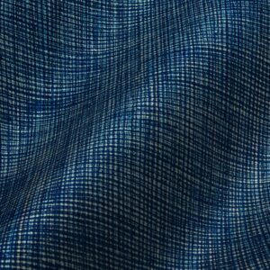 Blue Textured Textile Close-Up
