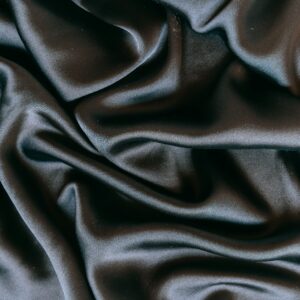 Elegant Black Satin Fabric
