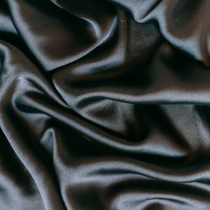 Elegant Black Satin Fabric