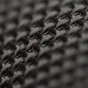 Black Woven Fabric Detail
