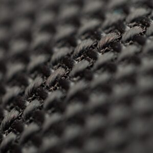 Black Woven Fabric Detail