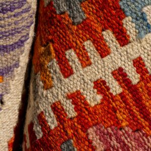 Colorful Woven Textile Macro Shot