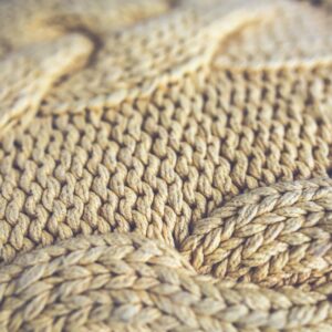 Handmade Woolen Fabric - Golden Weave
