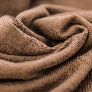 Warm Brown Wool Fabric