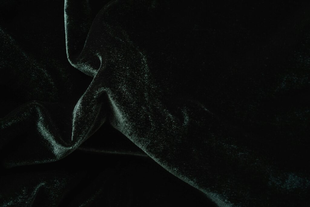 Luxurious Black Velvet Fabric