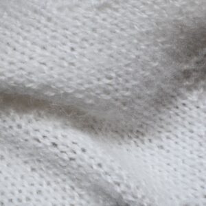 Soft White Knit Fabric