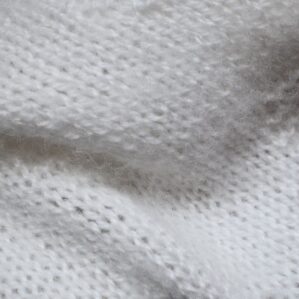 Soft White Knit Fabric